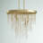 Livorno 4-Light Chandelier in Noble Brass