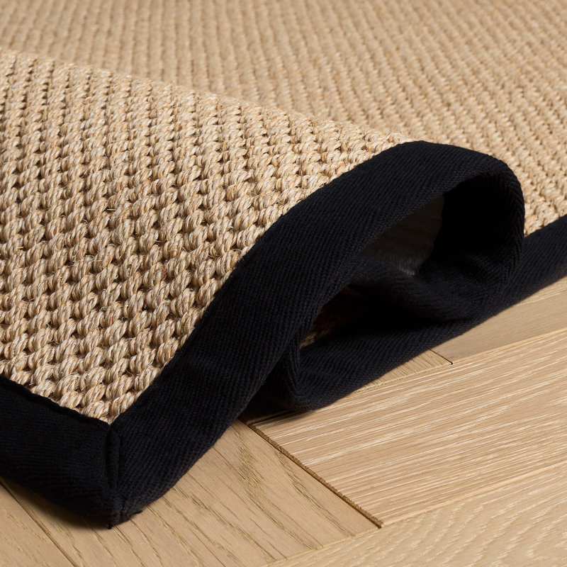Tapis uni en fibres de sisal Trinidad, Carré 8 pi