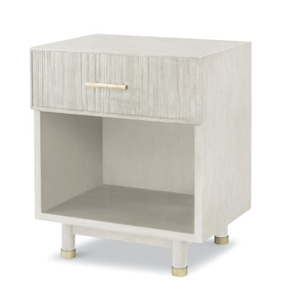 Caribe 1 - Drawer Solid Wood Nightstand
