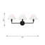 Sean Lavin Colfax Bathroom Bedroom Wall Fixture With White Linen Shade-693986401-693986429-693986407