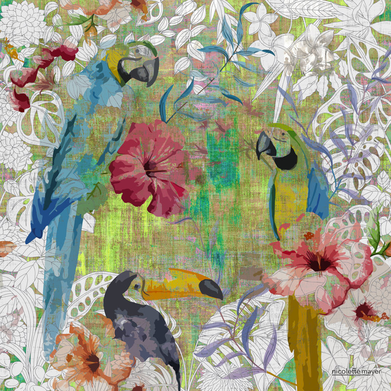 Art mural unique Nicolette Mayer