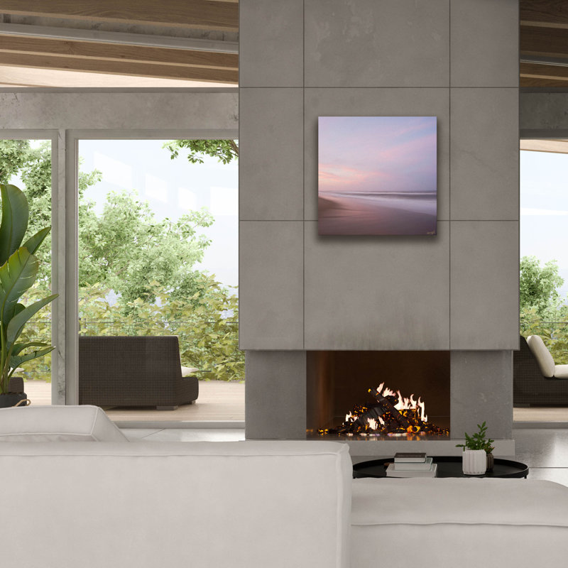 «Ocean Perfection Sunset» par Life BeautifuLEE, art mural sur toile 26 po x 26 po