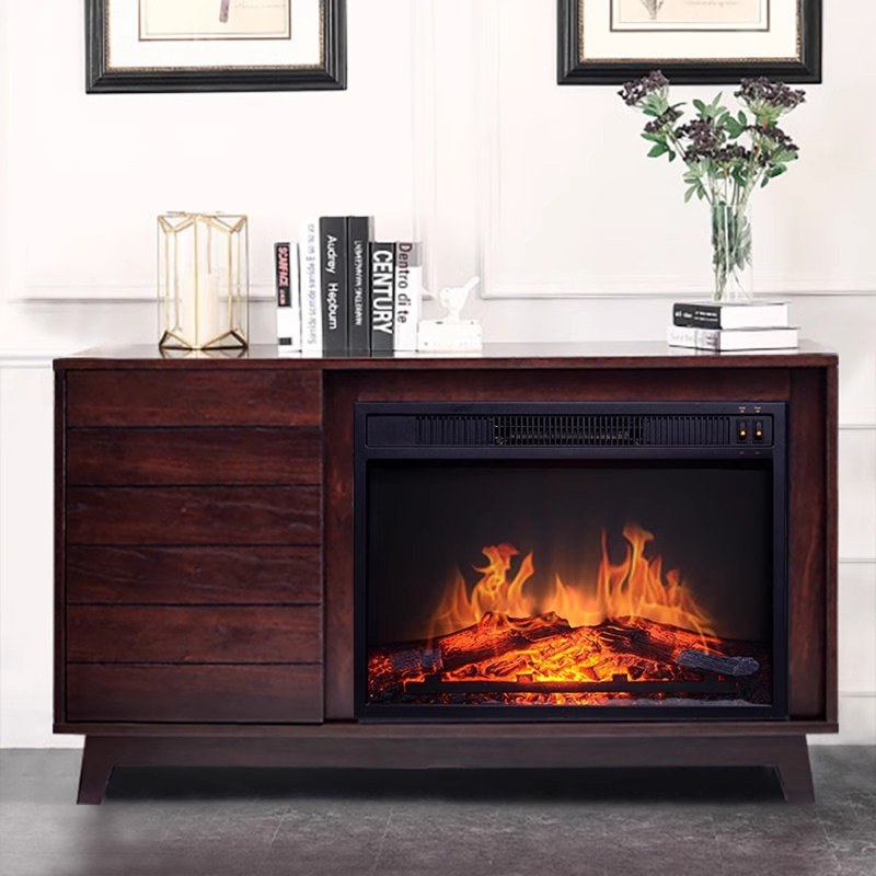 American-style Decorative Electric Fireplace with Simulated Flames
