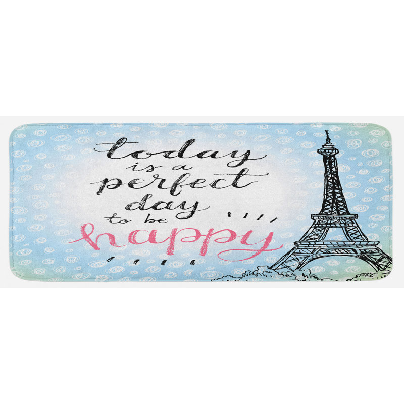 Eclectic Polyester Kitchen Mat