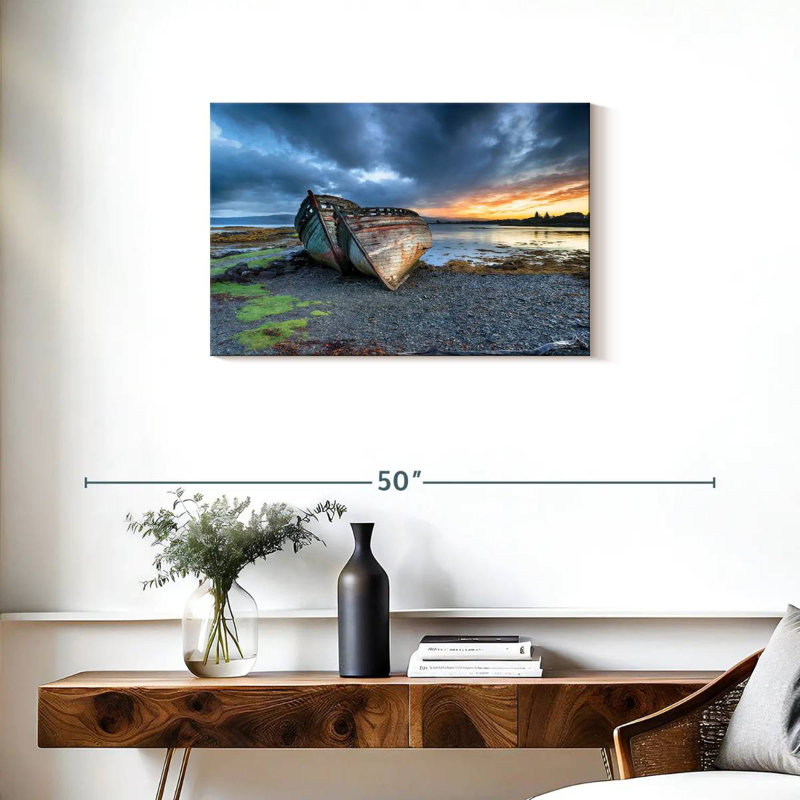 Mehar Isle Of Mull Shipwreck, 20" H x 30" W