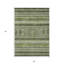 Tapis intérieur / extérieur vert olive et artichaut 5 pi x 8 pi HomeRoots