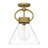 Carles Glass Semi Flush Mount