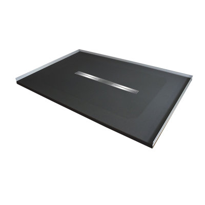 Transolid Trimslate 48-in x 36-in Zero Threshold Shower Base with Center Drain
