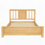 Cadre de lit plateforme avec tête de lit, cadre de lit plateforme en bois massif, lit de plancher avec lattes de soutien-1646786344
