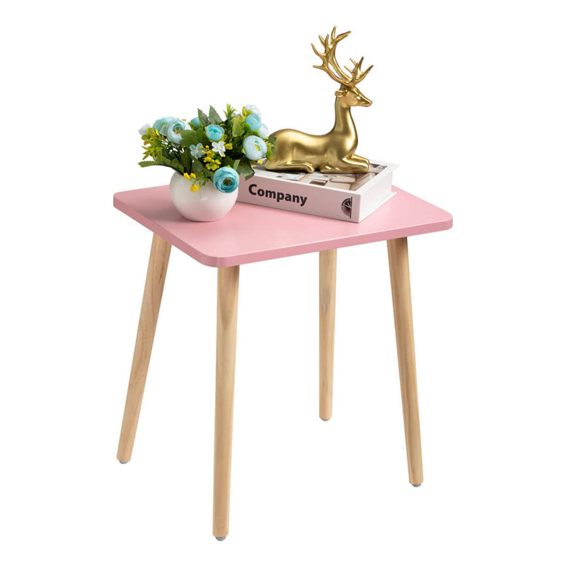 Lekisha Nesting Tables, Natural, Pink