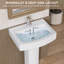 Ogonbrick 17.31'' Ceramic Rectangular Bathroom Sink with Overflow