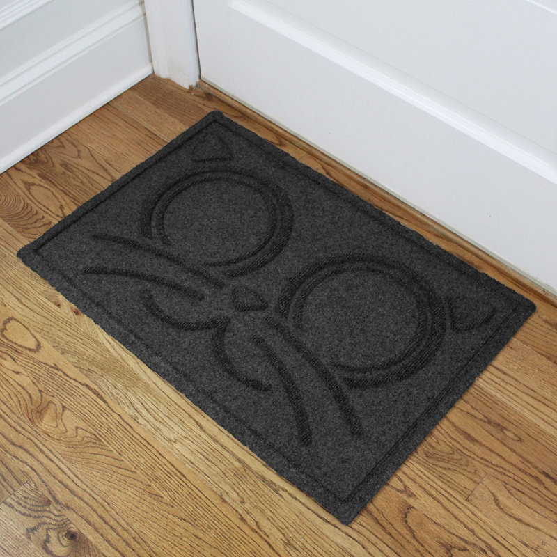 Tapis intérieur pour chat WaterHog® Kitty Face 20 po x 30 po, 20", Gris anthracite