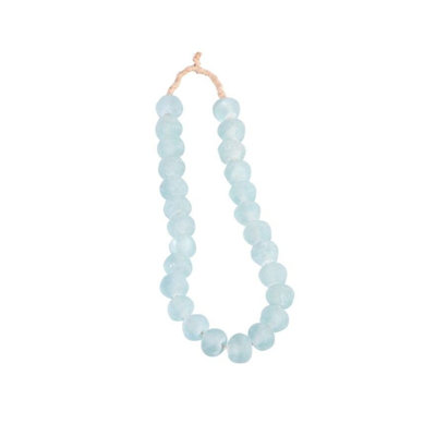 Verre bleu turquoise 25 po