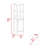 Linen Cabinet, Two Interior  Shelves, Two Open Shelves, Single Door-1399571622