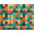 Orange/Turquoise Checkered selected