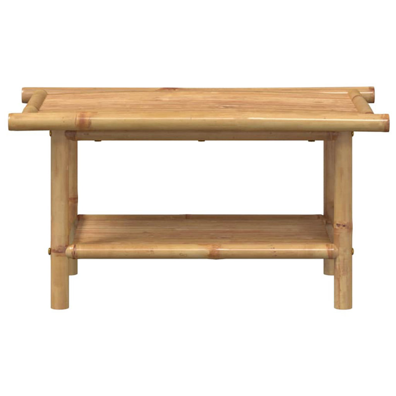 Bay Isle Home™ Coffee Table Bamboo, 13.8"H x 27.6"L x 15.7"W
