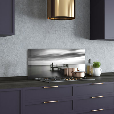 50cm W x 100cm L Glass Peel and Stick Panel