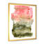 «Pink Red and Green Abstract Clouds», peinture sur toile à cadre flottant-59849954-59849947
