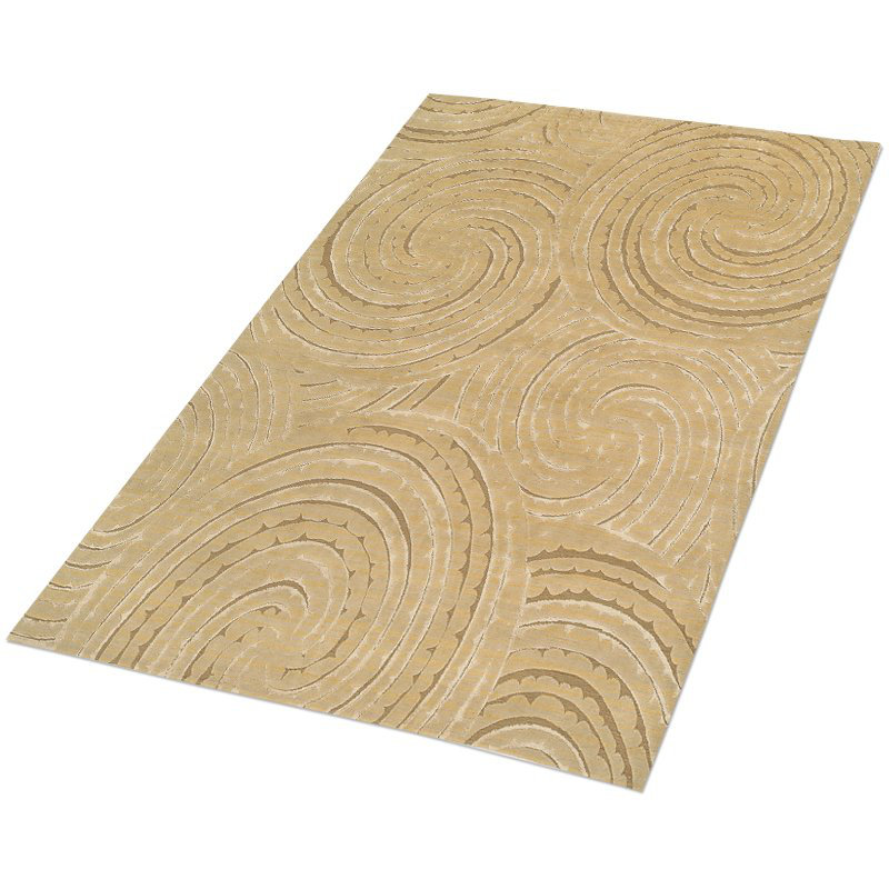 Galaxy Geometric Area Rug in Beige/Neutral, Rectangle 6' x 9'