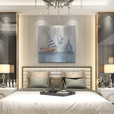 «Nautical Still Life A» par Jean Plout, art mural en métal