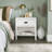 Hivernage 1-Drawer Solid Wood Nightstand-3056514