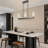Boydtown 3 - Light Dimmable Chandelier Linear Chandelier Kitchen Chandelier Over Island For Dining Room Kitchen Island