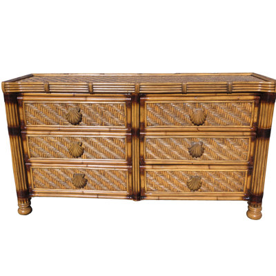 Commode double 6 tiroirs Popel