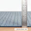 Herringbone Navy Machine Printed Washable Rug-1683759061