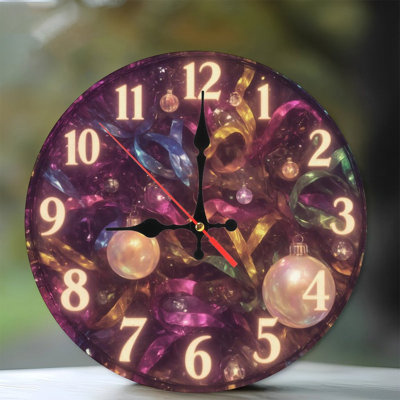 Christmas-Clock-With-Bells-Snowmen-Gifts