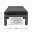 FAUTEUIL PUERTA KD CHAISE, CADRE NOIR MIXTE AVEC COUSSIN GRIS FONCÉ