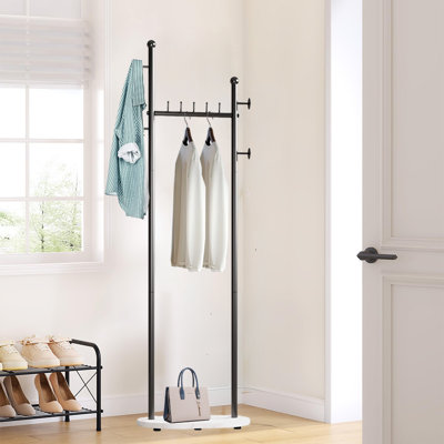 Coat Rack Freestanding With Marble Base
