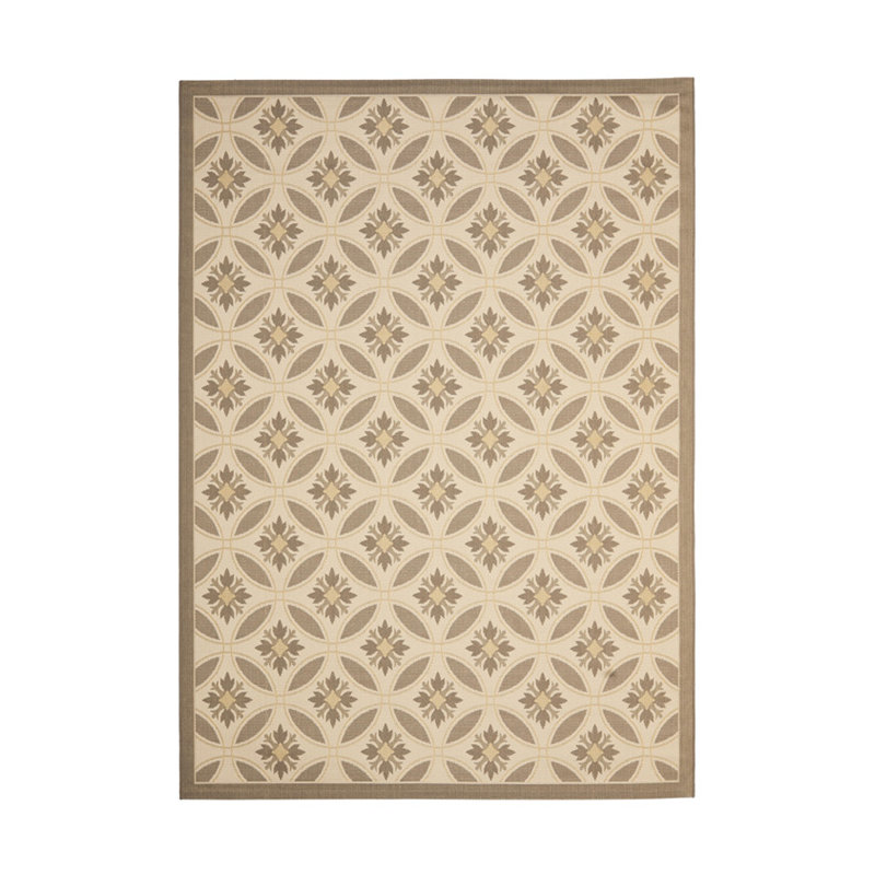 Courtyard Performance Geometric Rug, Rectangle 8' x 11
