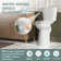 Elongated Two piece Toilet With Extra Tall Bowl, Powerful 1.28GPF Single Flush, Toilets For Seniors & Disabled