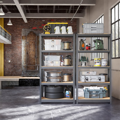 Kris Metal Height -Adjustable Shelving Unit