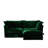 Slipcovered Sectional 2 Seater Sofa Couch With Convertible Ottoman-2071295882-2071295884