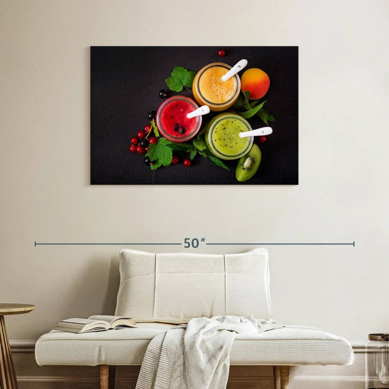 Yarlin Assorted Fruit Smoothies, 26" H x 39" W