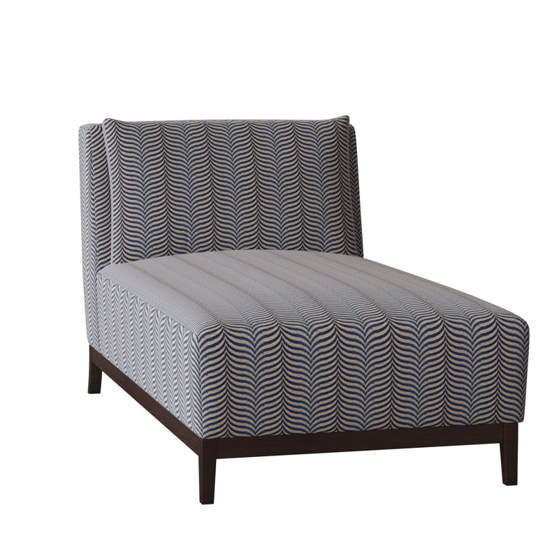 Barton Chaise Lounge, Black Walnut, Flannery Marine