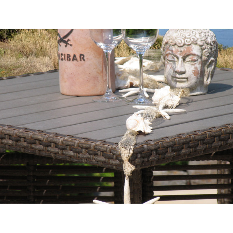 Watts Rectangular Wicker Outdoor Dining Table , 153cm cm W 97cm cm D
