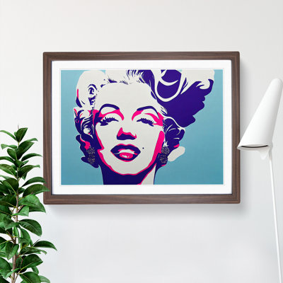 Pop Marilyn Monroe - Single Picture Frame Print
