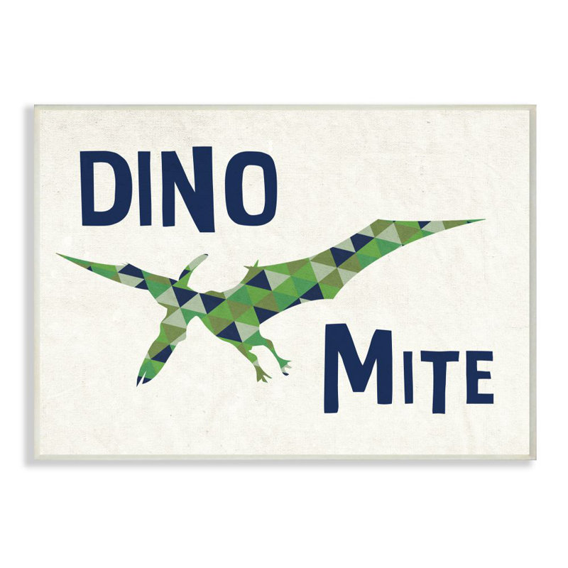 Motif de dinosaures Leithow Dino, Plaque murale, H 10 po x l 15 po x P 0,5 po