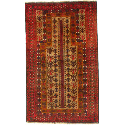 Tapis doré Isabeline 3 pi x 5 pi Balouchi