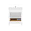 Meuble-lavabo l 30 po x P 22 po avec plateau en pierre reconstituée avec tiroir Boulder-447799494