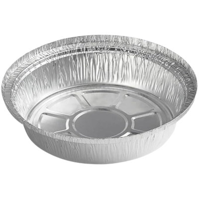 Casseroles rondes jetables en papier d'aluminium