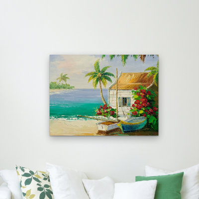 'Merritt Island' Wrapped Canvas Print on Canvas