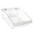 Medium Deep Bin Tray Kit with Adjustable Dividers, up to 3 Compartments for Pegboard or Slatwall