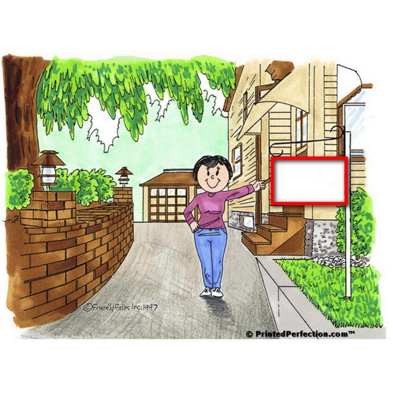Porte-clés personnalisé en acrylique New Home, Oui