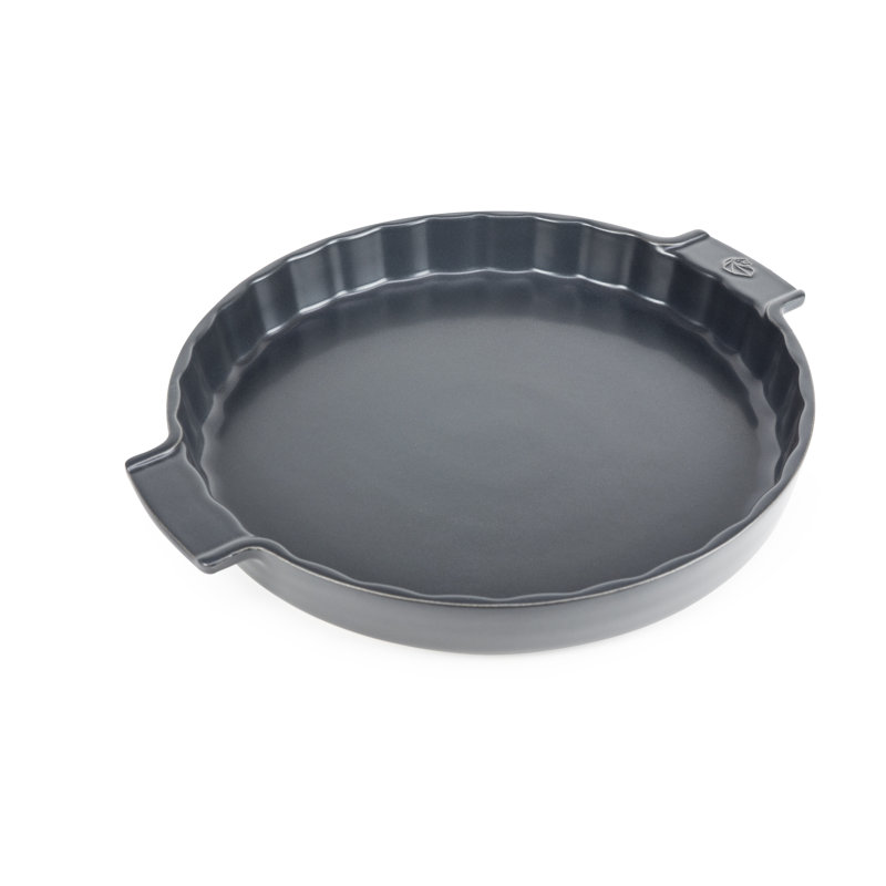 Peugeot Appolia Ceramic Tart Pan, Slate, 5.4cm H x 28cm W x 28cm D