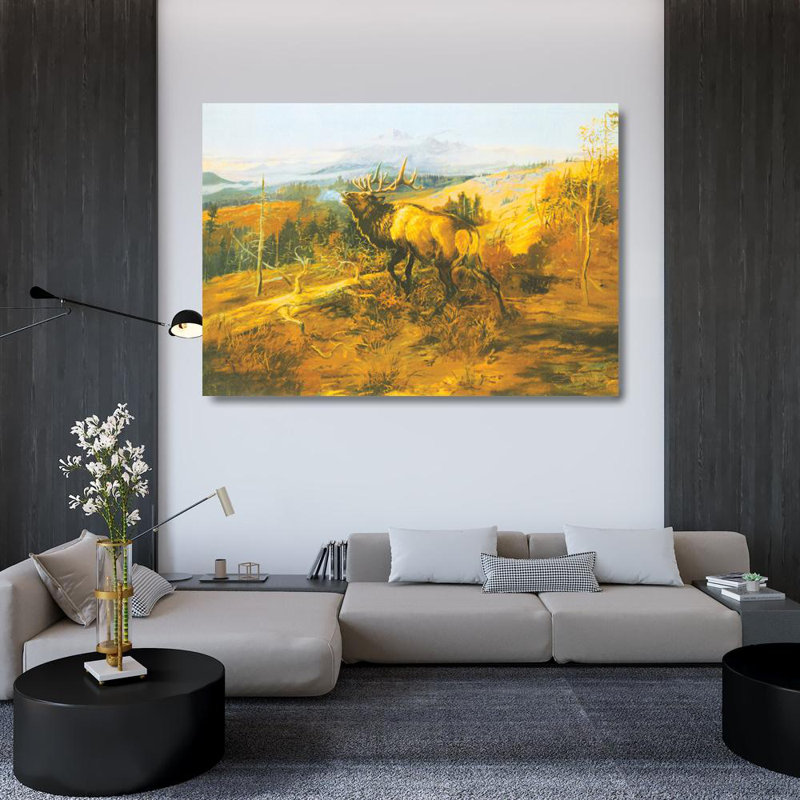 The Elk, 34'' H x 48'' W