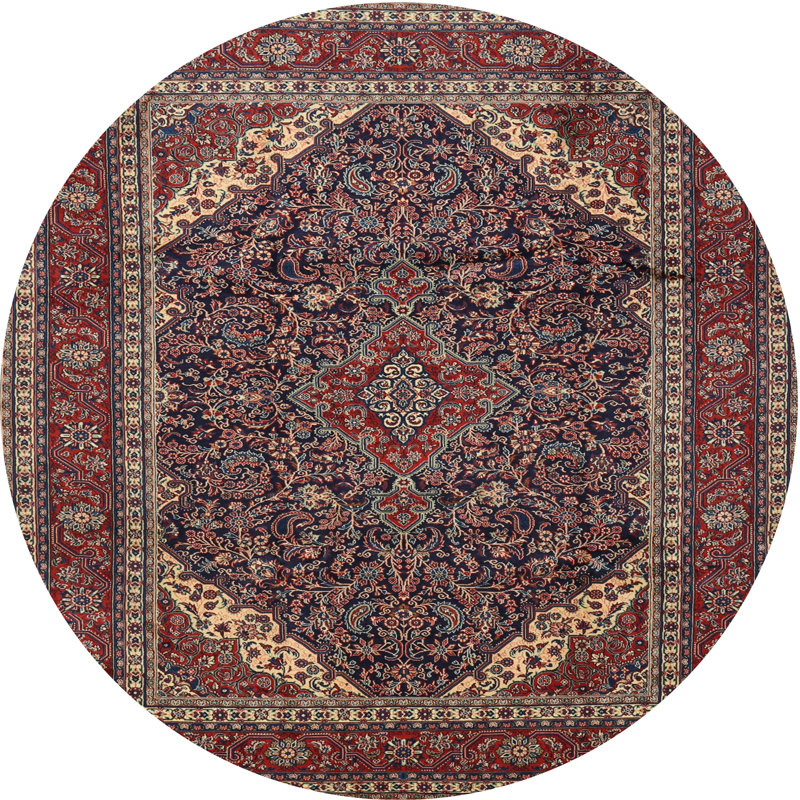 Cassandera Oriental Indoor Rug, Round 8'