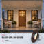 Luminaire encastré DEL intégré de 6 po 5 CCT, gradable, sans boîtier, avec cadre à déflecteur profond, étanche à l'air, conforme aux normes IC, bronze huilé